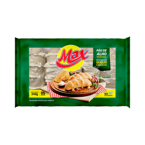 Pão de Alho Tradicional Max Helton 300g